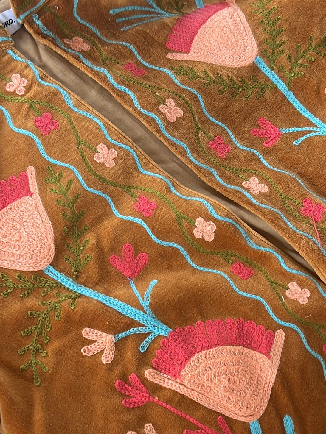 Chaqueta Suzani Camel Bloom