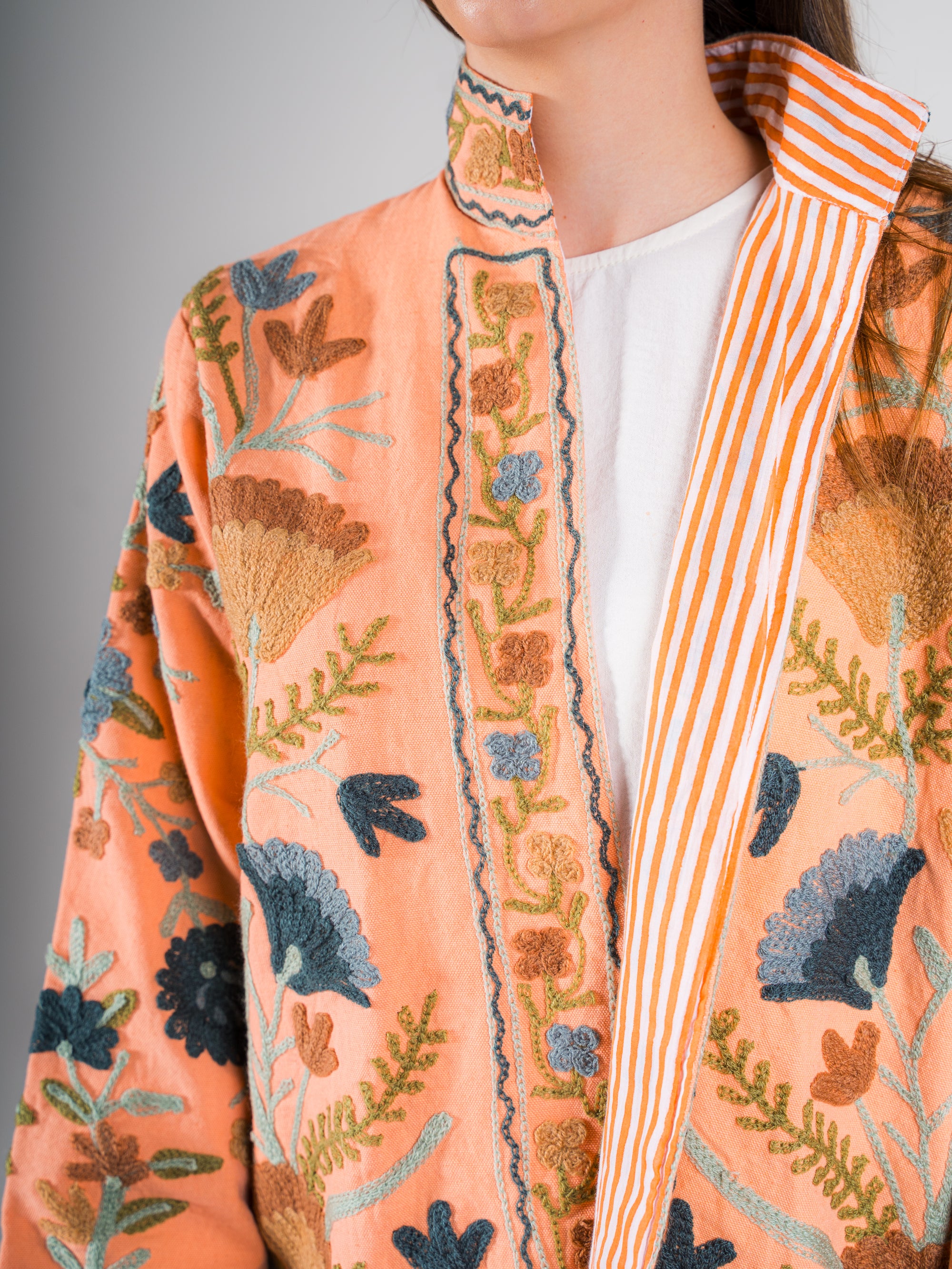 Chaqueta Suzani Patna