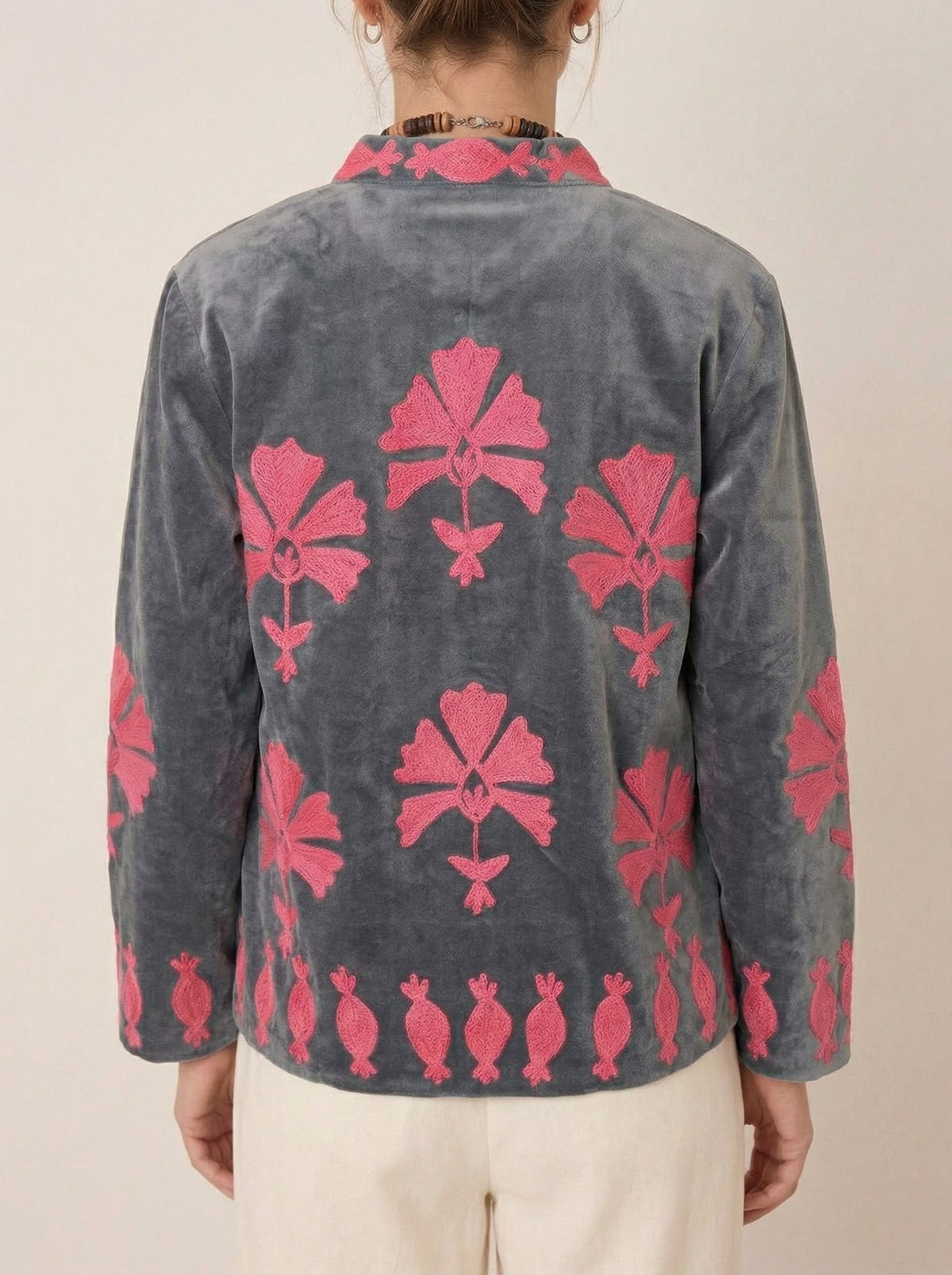 Chaqueta Suzani Magenta - KOKORO
