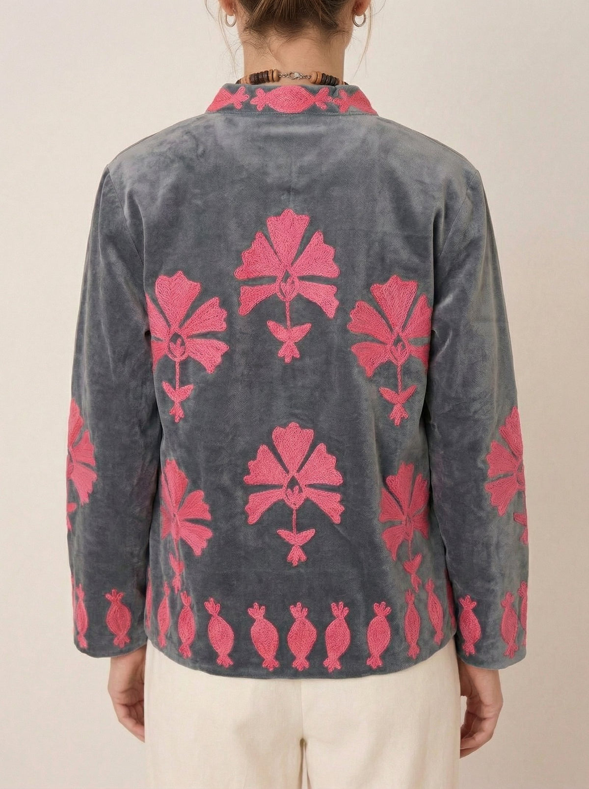 Chaqueta Suzani Magenta - KOKORO