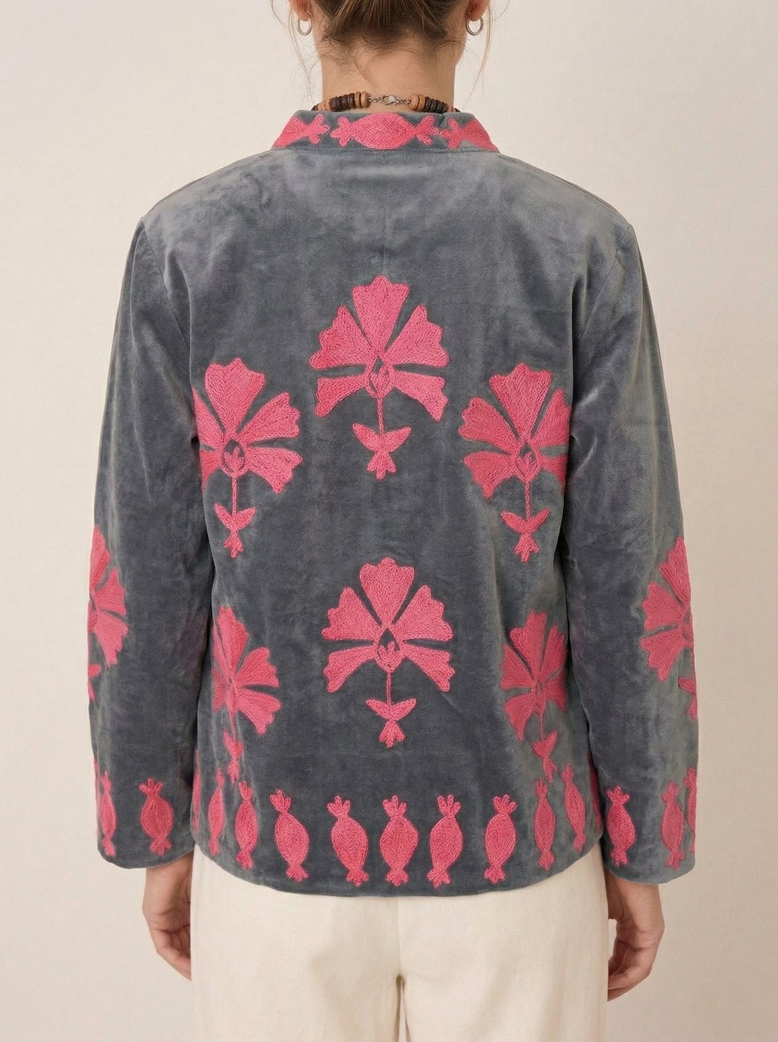 Chaqueta Suzani Magenta - KOKORO