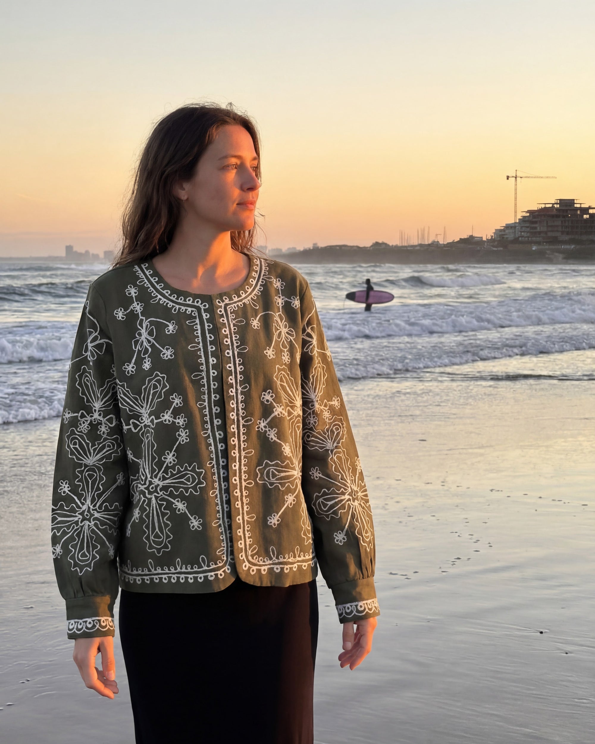 Chaqueta Suzani HERBARIO