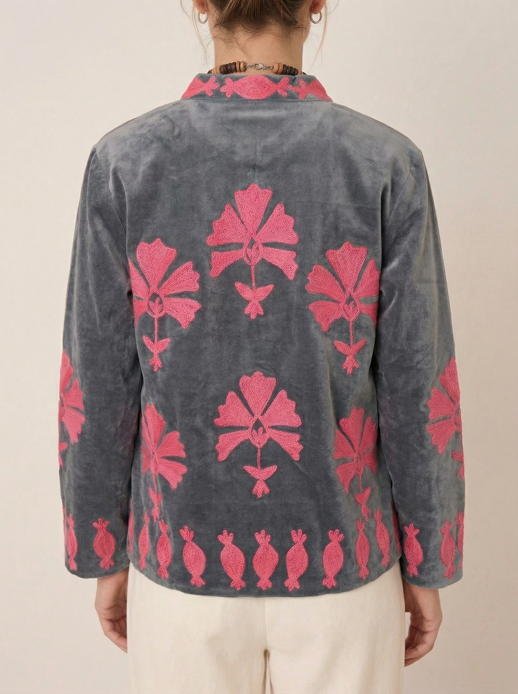 Chaqueta Suzani Magenta