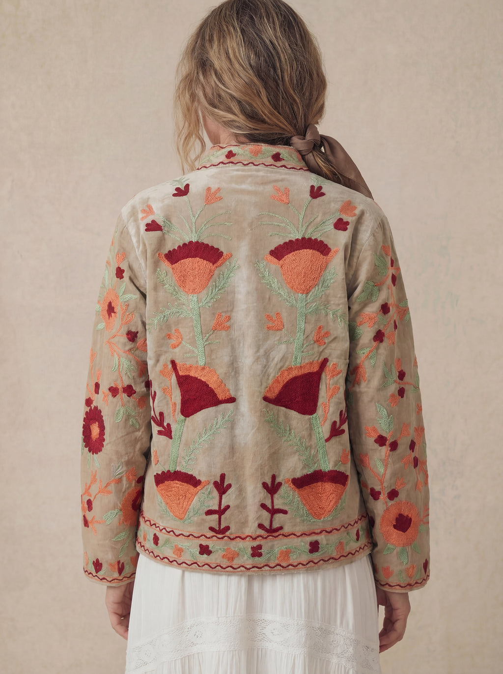 Chaqueta Suzani Rajastán