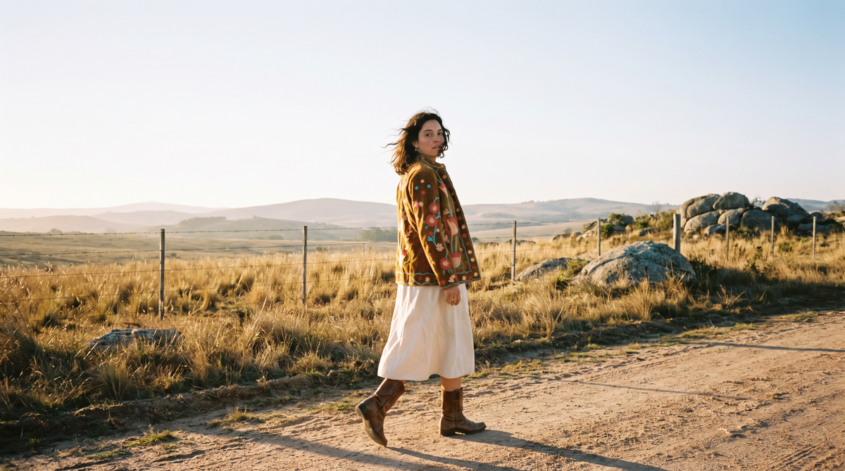 KOKORO: prendas boho con bordado suzani