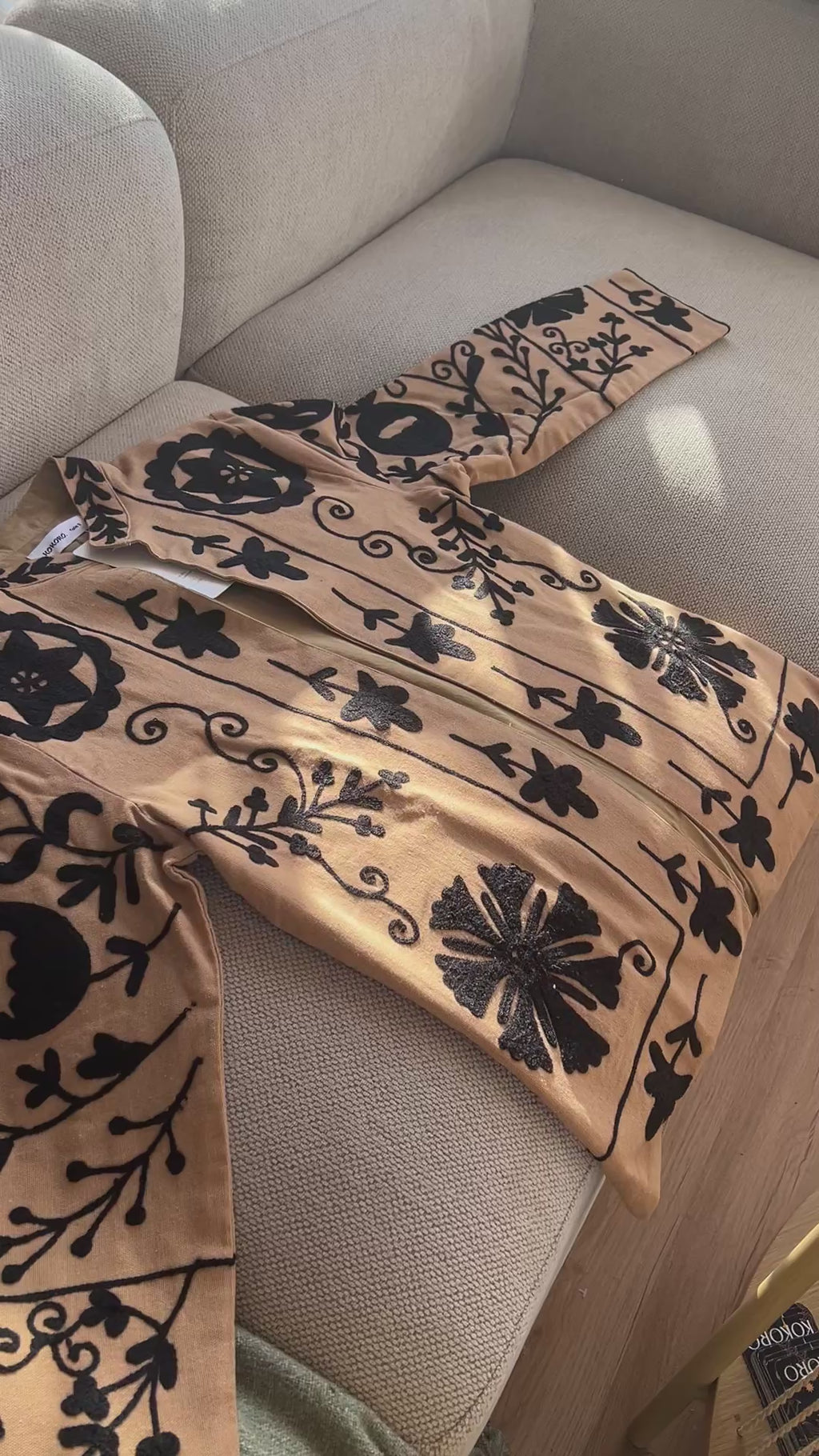Chaqueta Suzani Noir